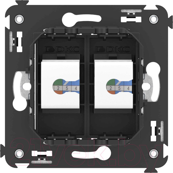 Изображение товара Розетка DKC Avanti RJ-45 / 4412664 (черный матовый)
