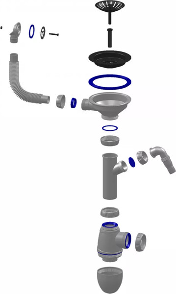 Изображение товара Сифон ZORG KM 1V