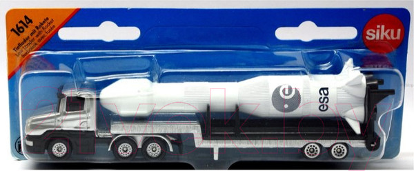 Изображение товара Ракетовоз игрушечный Siku С тралом и ракетой / 1614