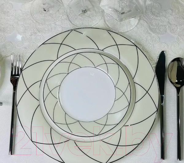 Изображение товара Набор тарелок Lenardi Pandora Cream 145-443 (6шт)