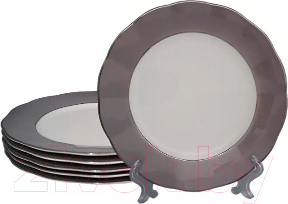 Изображение товара Набор тарелок Lenardi Smoky 108-309 (6шт)