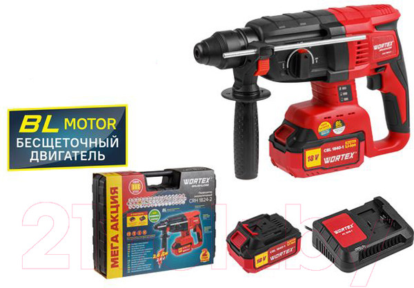 Изображение товара Перфоратор Wortex CRH 1824-2 ALL1 (03292850)