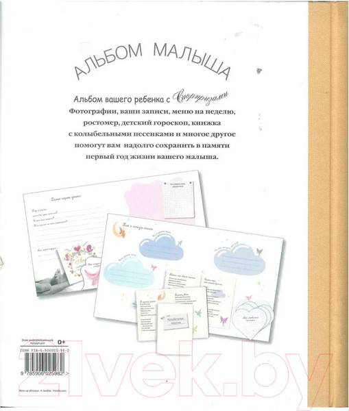 Изображение товара Альбом малыша Стрекоза От 0 до 1 / 9785906025982