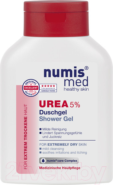 Изображение товара Гель для душа Numis Med С 5% мочевиной для очень сухой кожи / 40212700 (200мл)