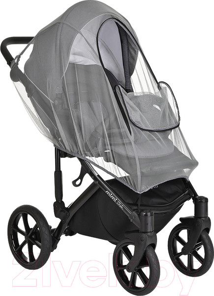 Изображение товара Москитная сетка для коляски Bambola Универсальная с окошком на молнии / 163B (серый)