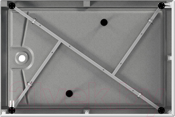 Изображение товара Душевой поддон МетаКам Universal Pro N 120x80 / АПS_014441