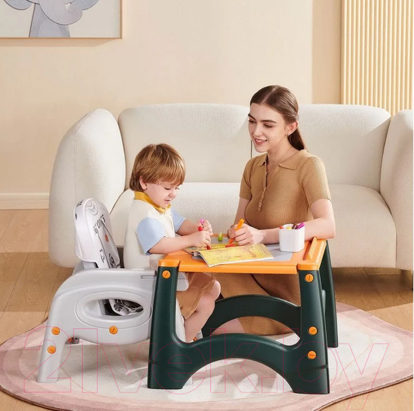 Изображение товара Стульчик для кормления Pituso Carlo / НА-033-Green (зеленый)