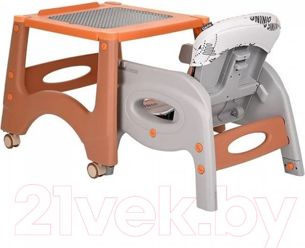 Изображение товара Стульчик для кормления Pituso Carlo / НА-033-Brown (коричневый)