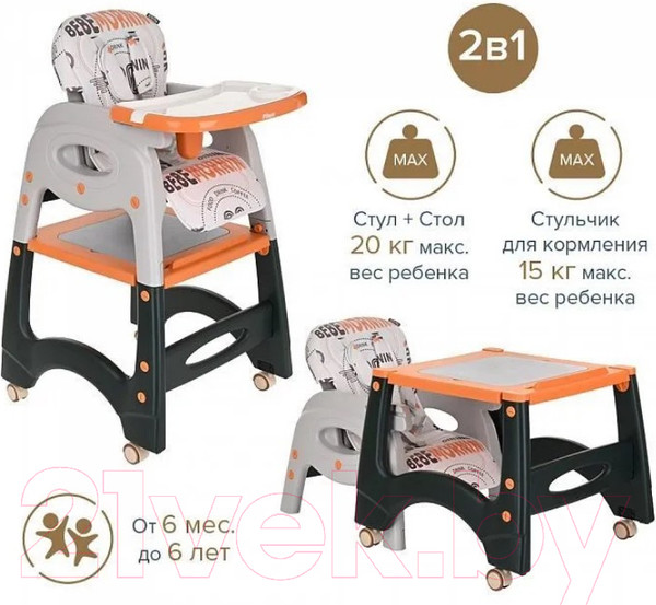 Изображение товара Стульчик для кормления Pituso Carlo / НА-033-Green (зеленый)