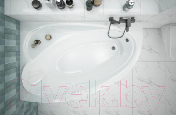 Изображение товара Ванна акриловая МетаКам Dolce 164x110 (левый)