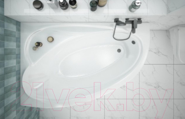 Изображение товара Ванна акриловая МетаКам Dolce 164x110 (левый)