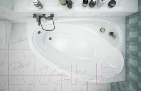 Изображение товара Ванна акриловая МетаКам Dolce 164x110 (правый)