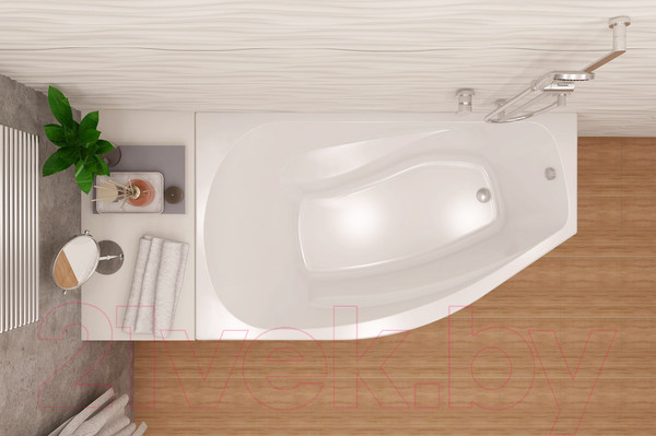 Изображение товара Ванна акриловая МетаКам Venta 150x90 (левый)