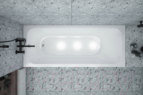 Изображение товара Ванна акриловая МетаКам Strict 150x70