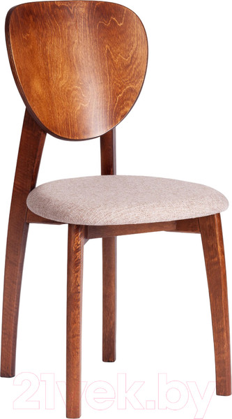 Изображение товара Стул Tetchair Diamante мягкое сиденье (коричневый/бежевый)