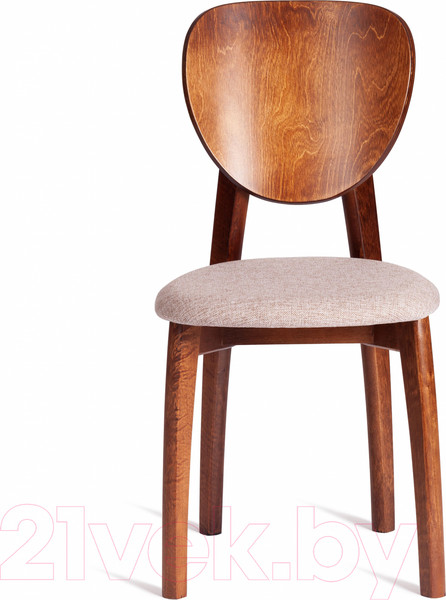 Изображение товара Стул Tetchair Diamante мягкое сиденье (коричневый/бежевый)