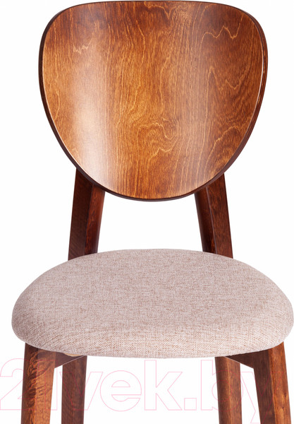 Изображение товара Стул Tetchair Diamante мягкое сиденье (коричневый/бежевый)