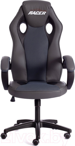 Изображение товара Кресло геймерское Tetchair Racer Gt кожзам/ткань (металлик/серый)