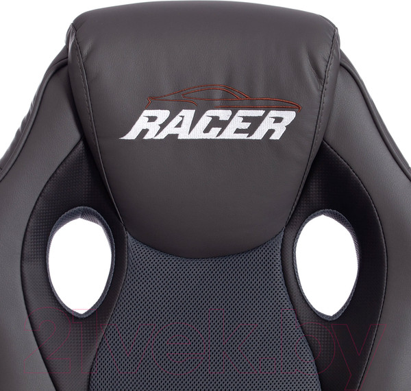 Изображение товара Кресло геймерское Tetchair Racer Gt кожзам/ткань (металлик/серый)