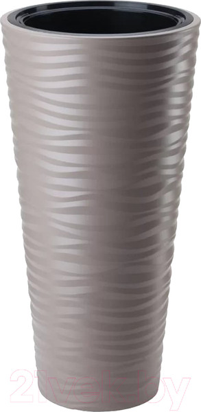 Изображение товара Кашпо Formplastic Sahara Dunes Slim / FP-2723-055 (светло-серый)