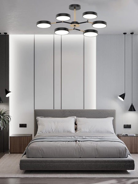 Изображение товара Потолочный светильник Mirastyle Диод MH-3200/6 BK+Wood