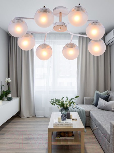 Изображение товара Потолочный светильник Mirastyle MH-10142/8 WH+FGD