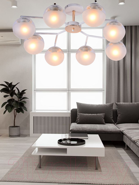 Изображение товара Потолочный светильник Mirastyle MH-10142/8 WH+FGD