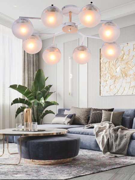 Изображение товара Потолочный светильник Mirastyle MH-10142/8 WH+FGD