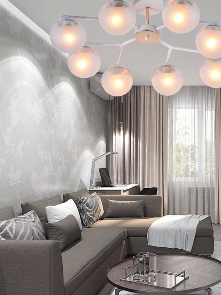 Изображение товара Потолочный светильник Mirastyle MH-10142/8 WH+FGD