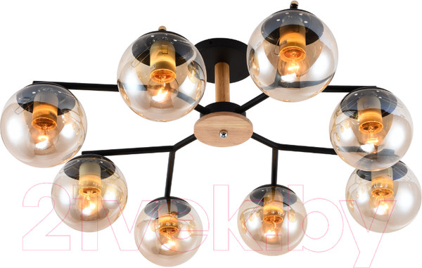 Изображение товара Потолочный светильник Mirastyle MH-10142/8B MBK+YLWD