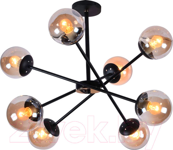 Изображение товара Потолочный светильник Mirastyle MH-10154/8B BK