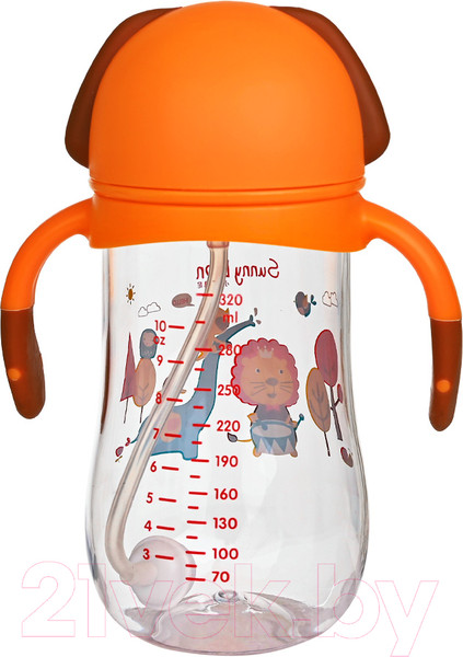 Изображение товара Поильник Pituso С ручками / SN6323 (320мл, оранжевый)