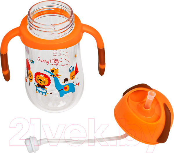 Изображение товара Поильник Pituso С ручками / SN6323 (320мл, оранжевый)