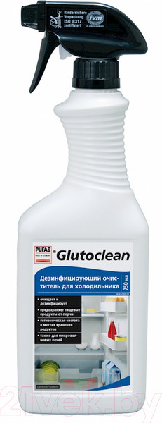Изображение товара Чистящее средство для холодильника Pufas Glutoclean Дезинфицирующий (750мл)