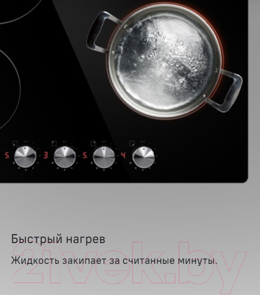 Изображение товара Электрическая варочная панель Maunfeld CVCE594MBK2
