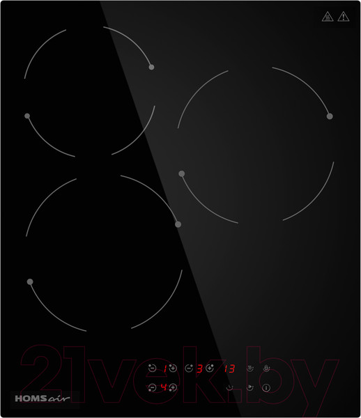 Изображение товара Электрическая варочная панель HOMSair HVС43BK