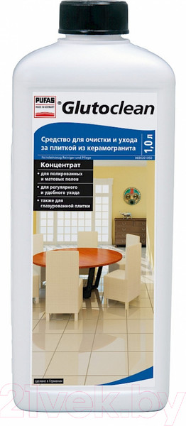 Изображение товара Очиститель Pufas Glutoclean Для плитки из керамогранита Концентрат (1л)