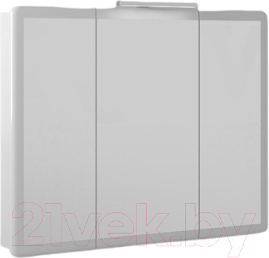 Изображение товара Шкаф с зеркалом для ванной Briz Эстель 100 / 221 02-28100-00 00 БЕЛ