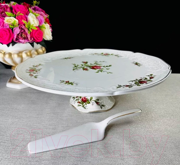 Изображение товара Блюдо для торта Lenardi Доминика 205-387