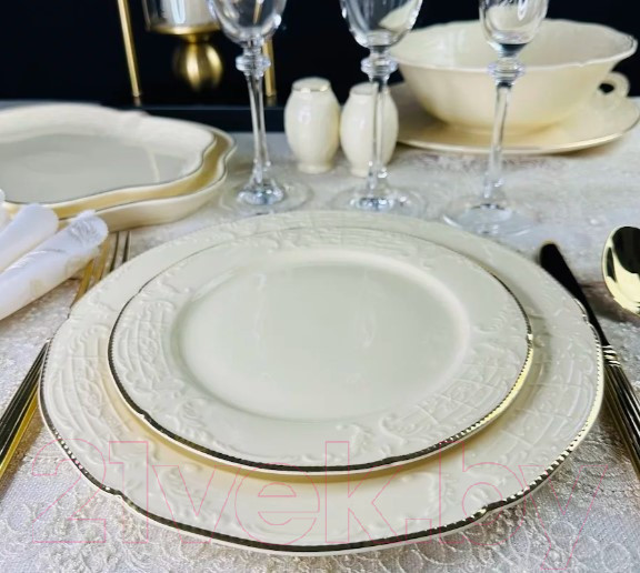 Изображение товара Набор тарелок Lenardi Доминика Крем 205-392 (6шт)