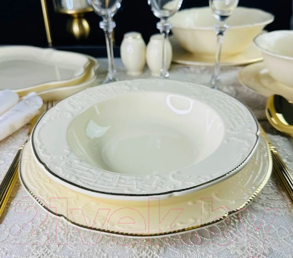 Изображение товара Набор тарелок Lenardi Доминика Крем 205-392 (6шт)