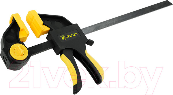 Изображение товара Струбцина BERGER Быстрозажимная 70x300мм, зажим до 60кг / BG1930
