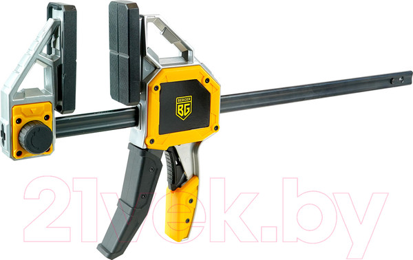 Изображение товара Струбцина BERGER Быстрозажимная 95x300мм, зажим до 350кг / BG1924