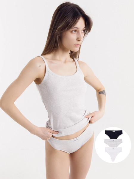 Изображение товара Комплект женских трусов Mark Formelle 412492-3 (р.106, белый/декор)