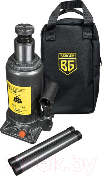 Изображение товара Бутылочный домкрат BERGER Геренберг 10т 200-385мм / BG1272