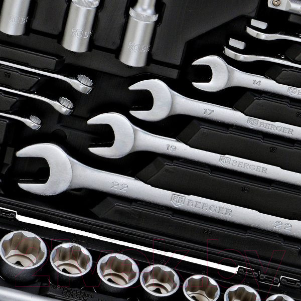 Изображение товара Универсальный набор инструментов BERGER 1/2" / BG042-12 (42 предмета)