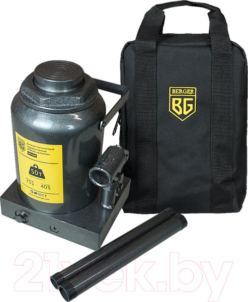 Изображение товара Бутылочный домкрат BERGER Блауэн 50т 255-405мм / BG1304