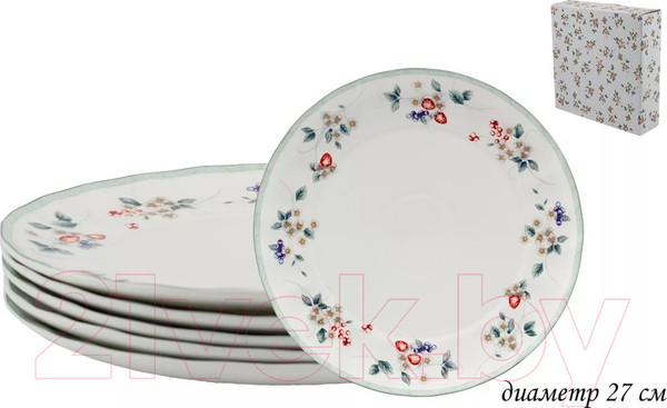 Изображение товара Набор тарелок Lenardi Земляника 105-943 (6шт)