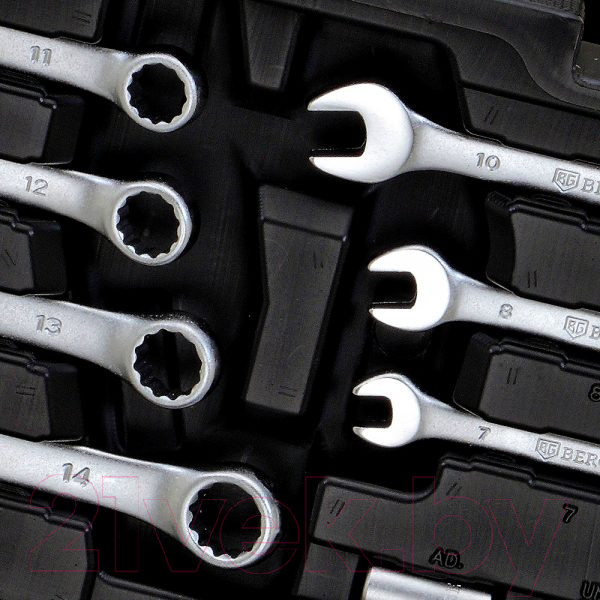 Изображение товара Универсальный набор инструментов BERGER 1/4" / BG045-14 (45 предметов)