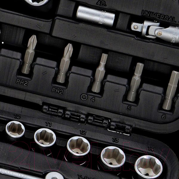 Изображение товара Универсальный набор инструментов BERGER 1/4" / BG045-14 (45 предметов)